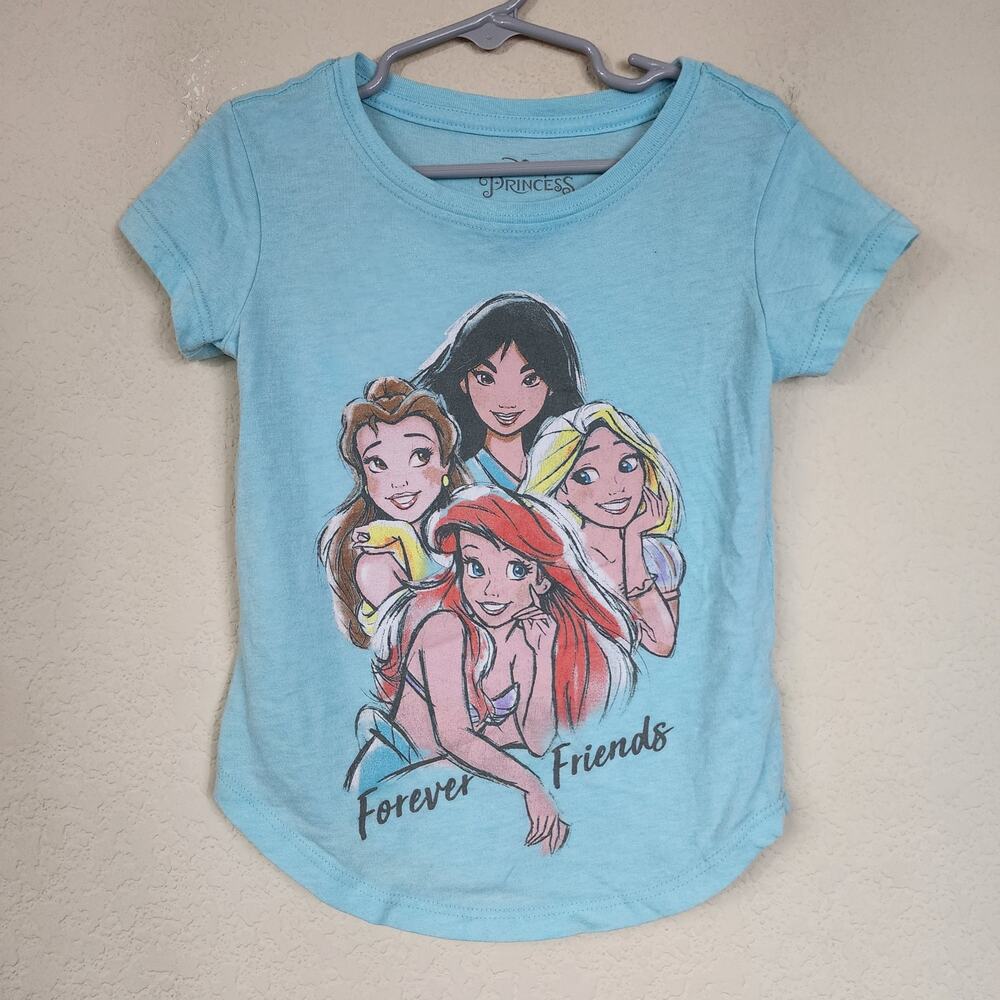XS Disney Princess Girls Kids Tee Shirt Top